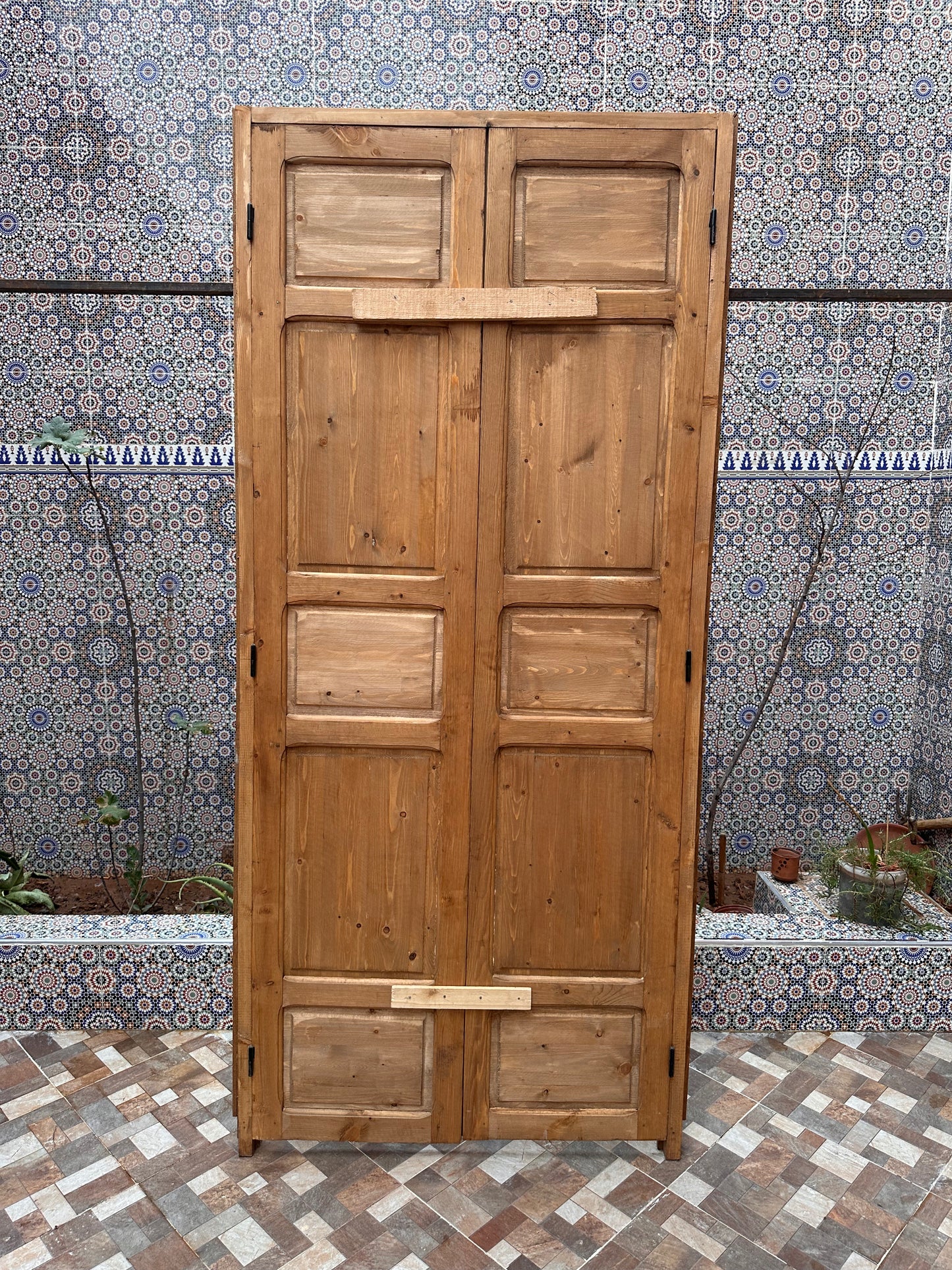 Hand-Carved Moroccan Door - Perfect for Any Room in Your Home
