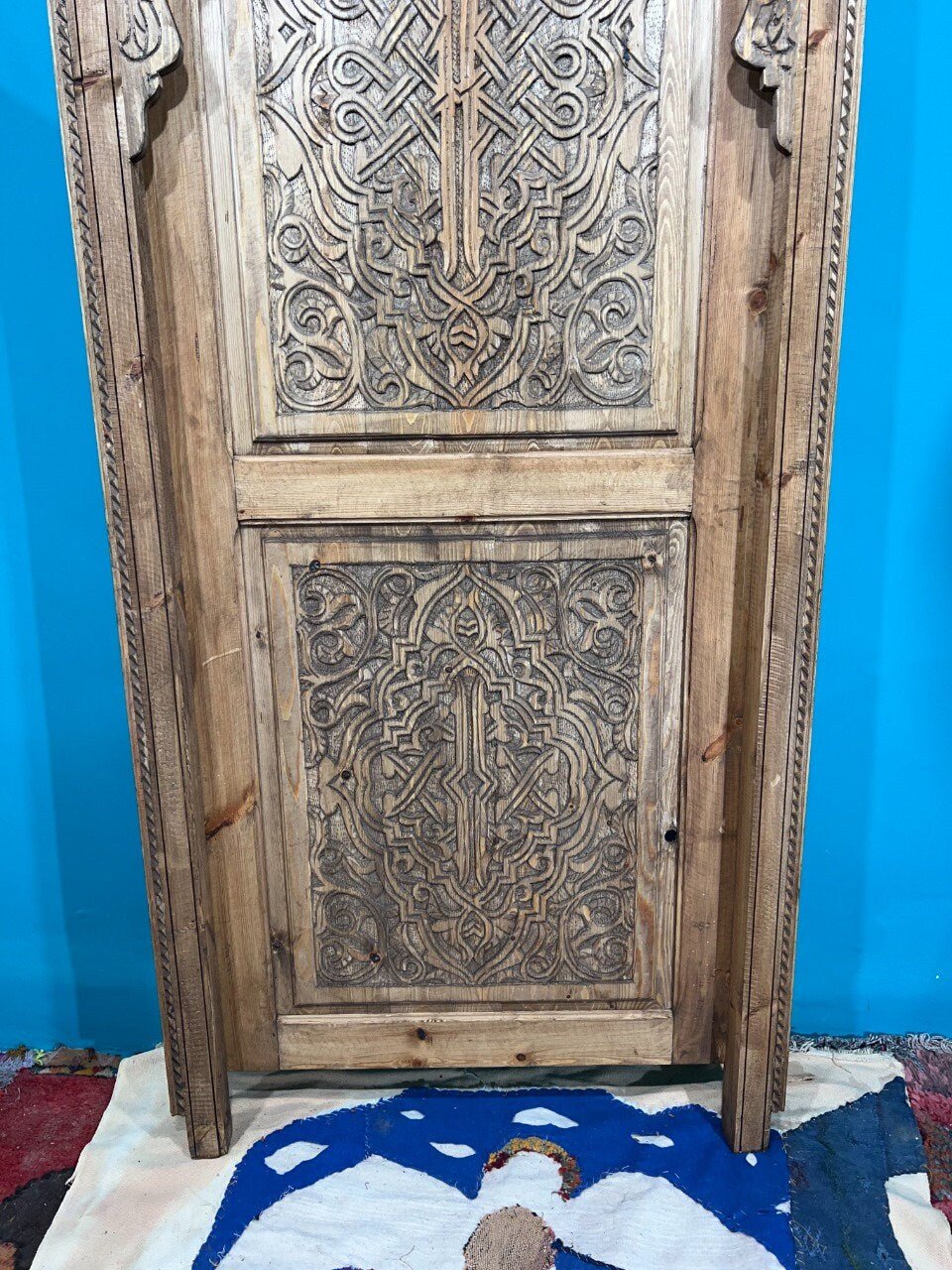 Artisanal Moroccan Door - Handcrafted Elegance for Your Living Space