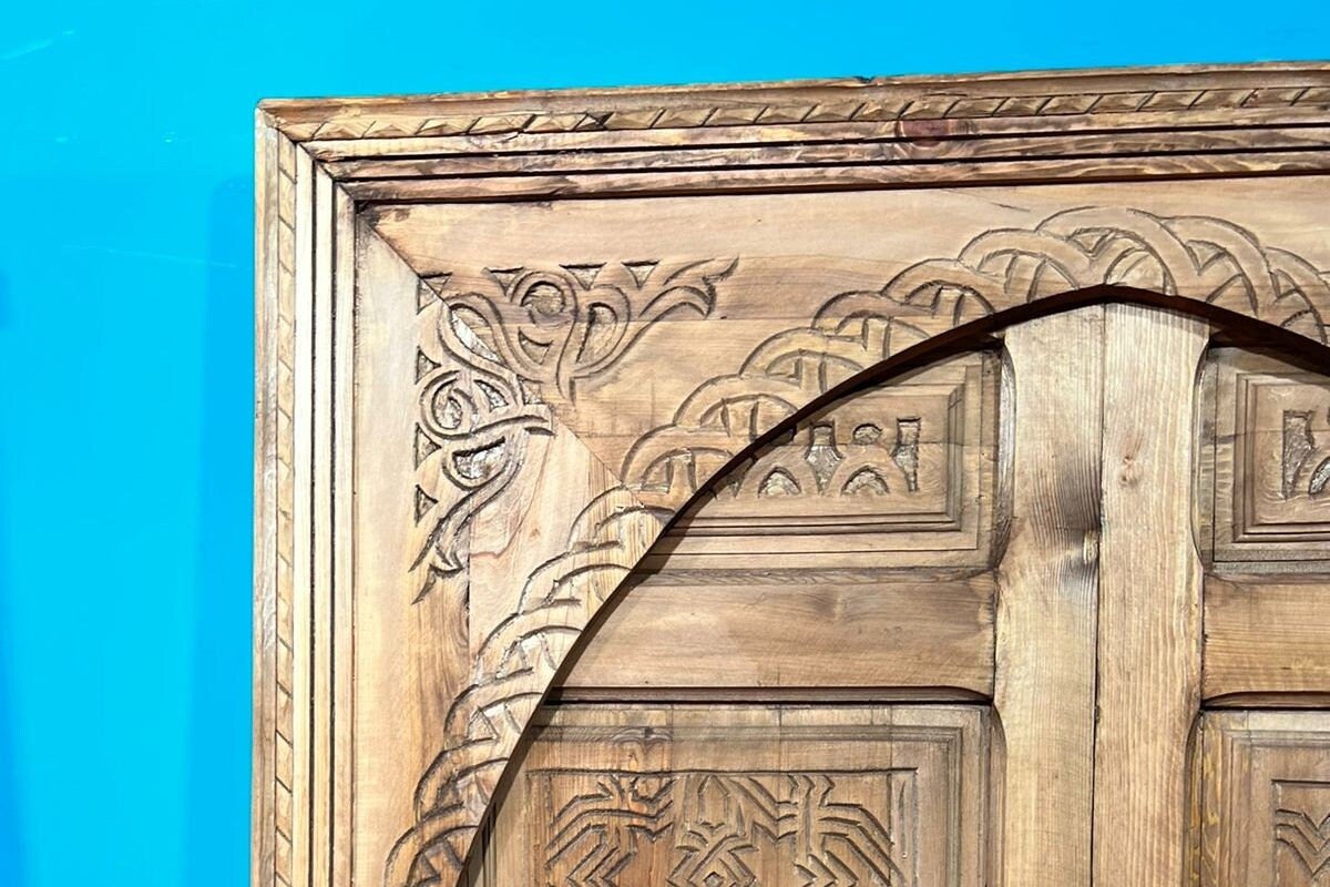 Carved Moroccan Interior Door, Berber Antique Door, Entrance Door, Antique Door, Entryway Door, Traditional Design, Home Entryway doors,