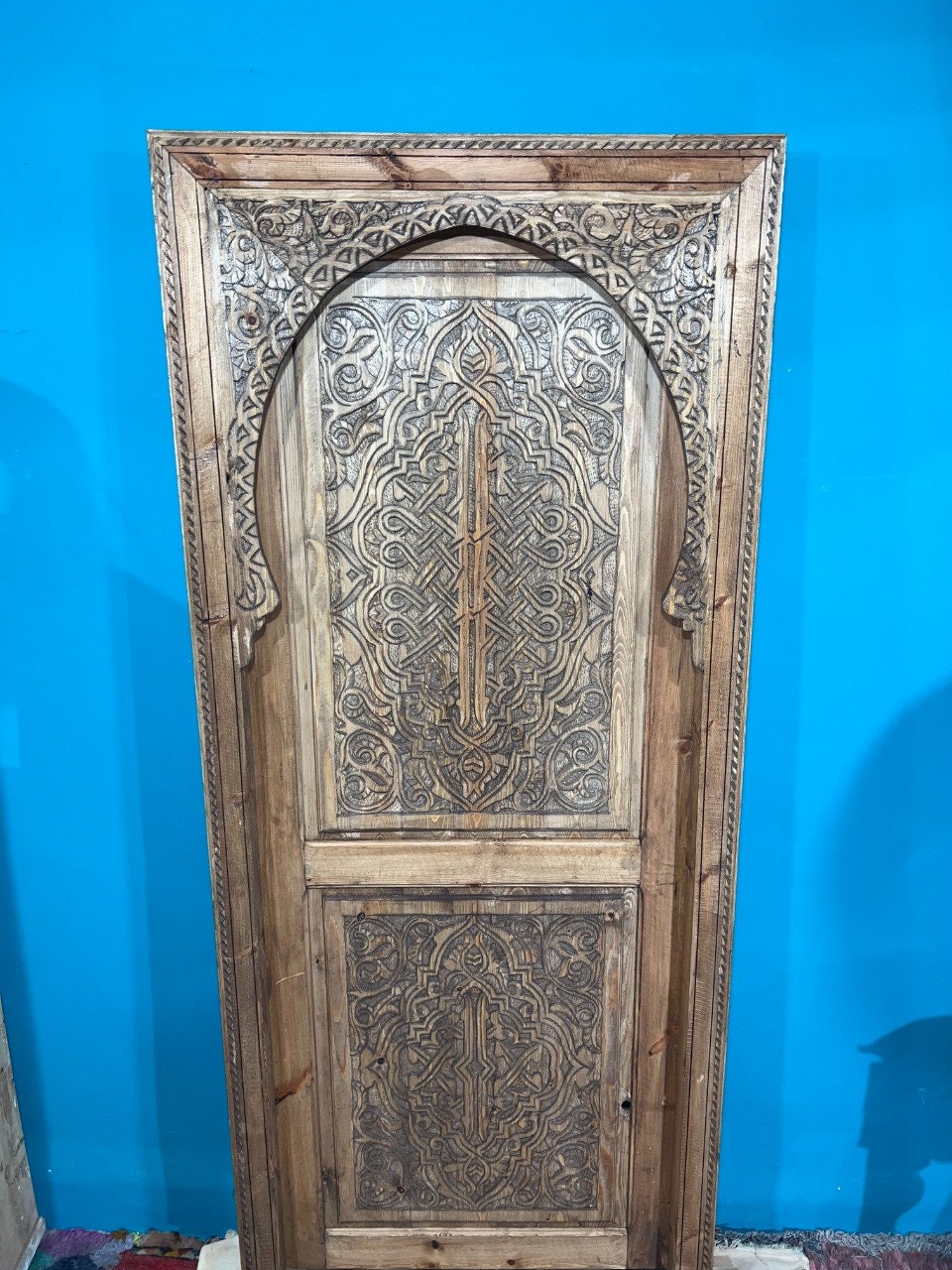 Wooden Unique Door , Craved wooden door , Moroccan Wall Door