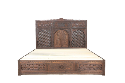 A unique piece of furniture that will make a statement in any bedroom.