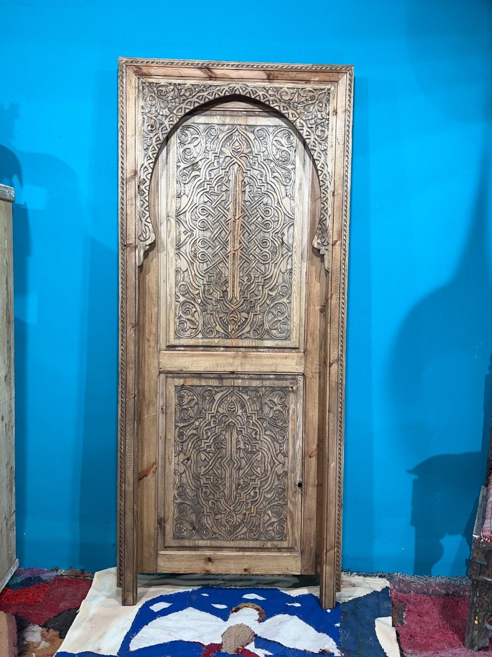 Artisanal Moroccan Door - Handcrafted Elegance for Your Living Space