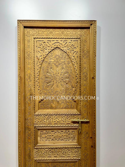 Hand Carved Wood Door - A Touch of Exoticism in Your Home - Wooden Costum Doors