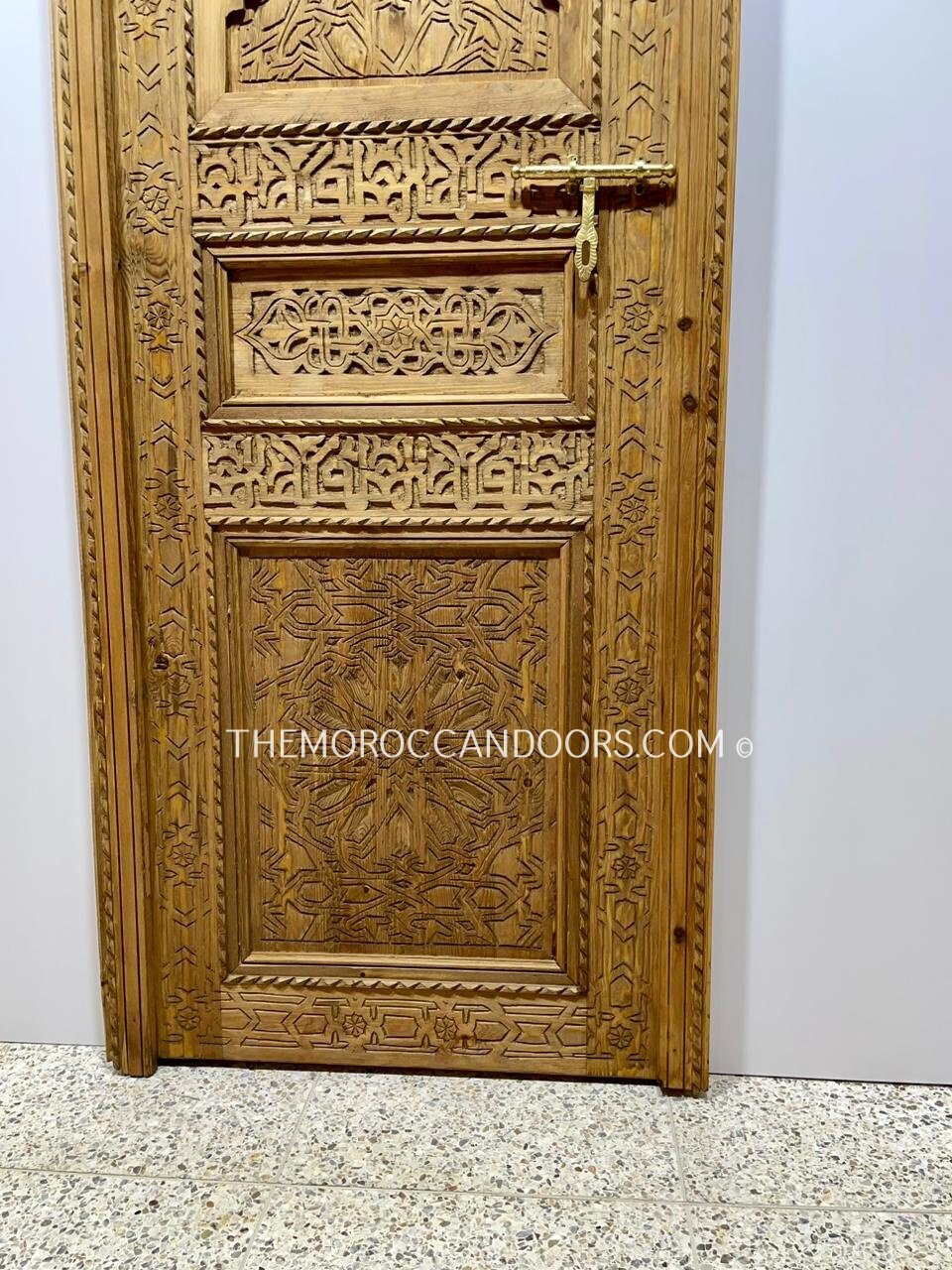 Hand Carved Wood Door - A Touch of Exoticism in Your Home - Wooden Costum Doors