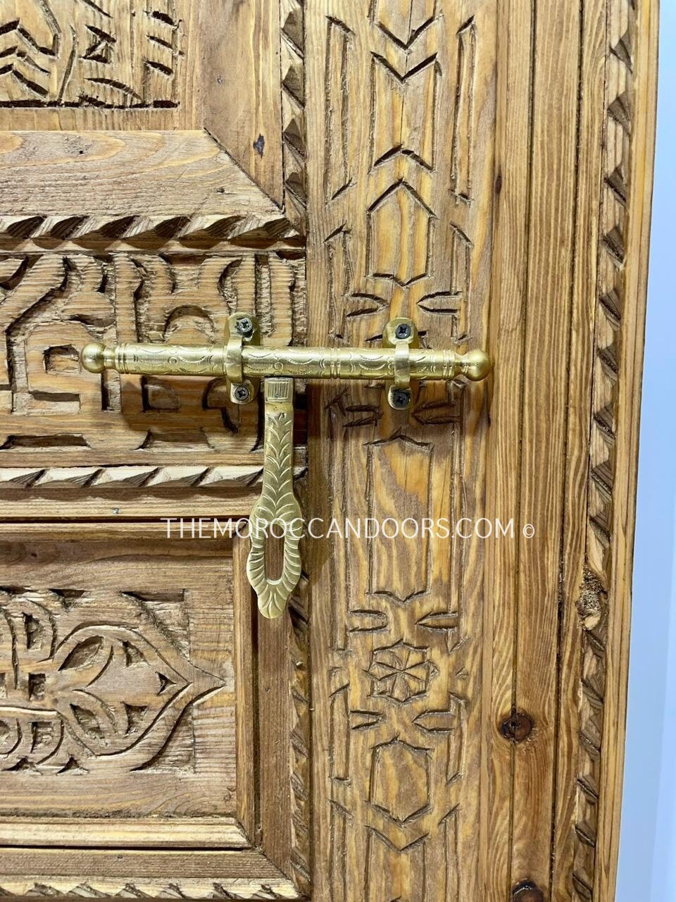 Hand Carved Wood Door - A Touch of Exoticism in Your Home - Wooden Costum Doors