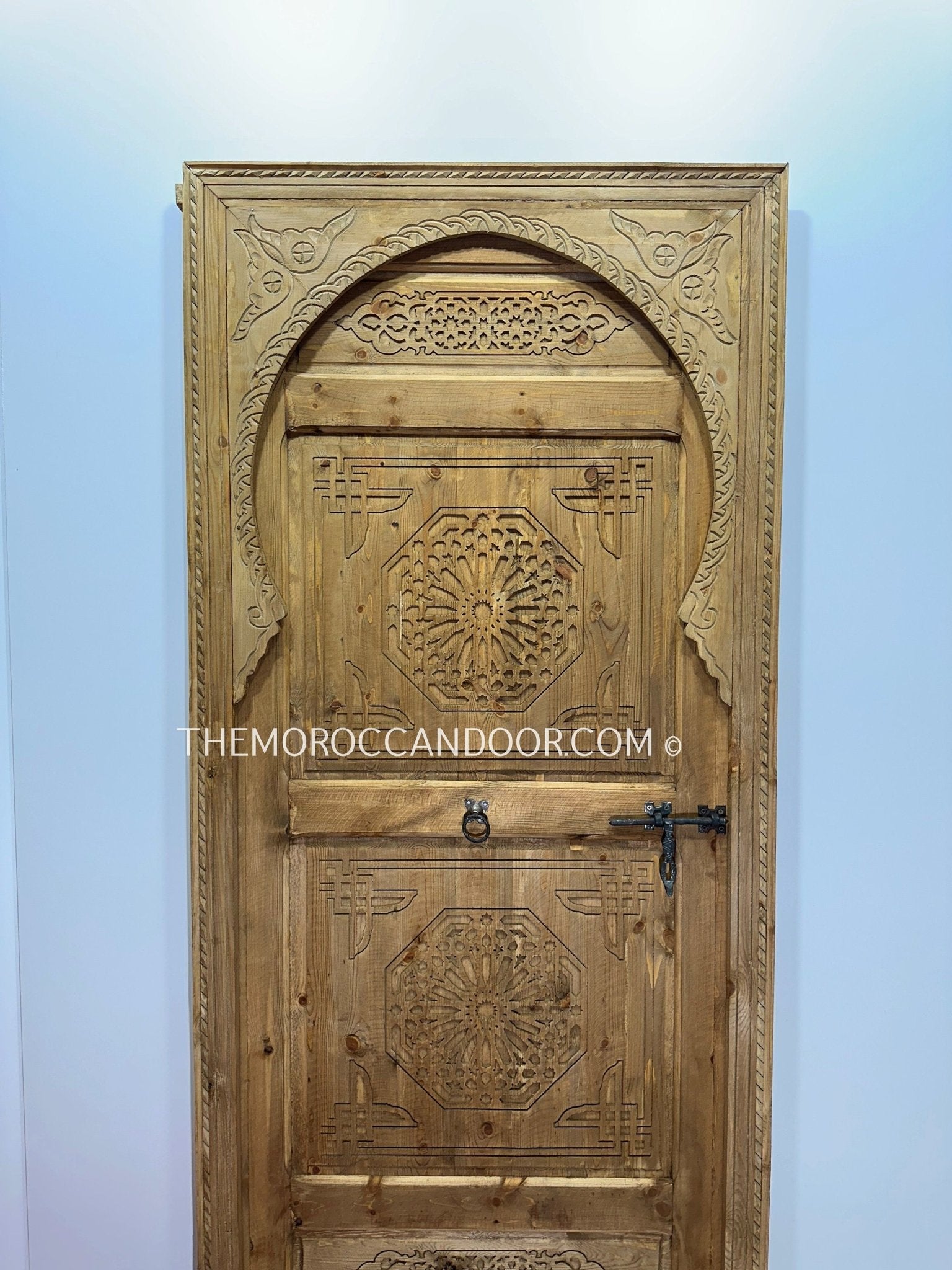 With a custom hand-carved door, carved wood, Moroccan wooden door, or handmade door, you may bring the magic of Morocco into your home.