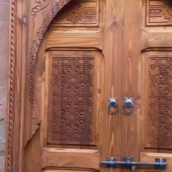 wooden door,  porte rustique, porte décoratif, wall décor, porte intérieur extérieur, berbère door, antique door, old door, morish door
